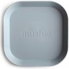 Mushie Detský tanier hranatý Cloud 2ks