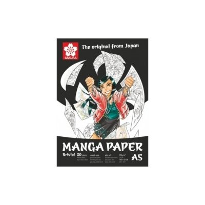Sakura Manga Skicák 250g/m², 20 listov - rôzne veľkosti veľkosť A4