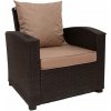 Golden Garden Podsedák na záhradný nábytok GG102 55/60/8cm + vankúš 55/50cm cappuccino