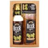 Bohemia Gifts & Cosmetics Beer Spa pivná pena do kúpeľa 500 ml + pivný sprchový gél 250 ml + tuhé mydlo 70 g darčeková sada