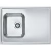Alveus CLASSIC PRO 30, Satin, veľký výpust 1130469 - Drez nerezový 800x600mm, vanička 340x400x190mm