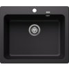 Jednokomorový granitový drez Blanco NAYA, čierny
