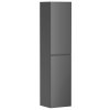 Hansgrohe Xevolos E Vysoká skrinka 40x176x36 cm, 2 dvierka, pánty vľavo, matná sivá/metalická sivá 54220770-HG