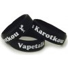 Vapetalk Dekorativní silikonový kroužek 22mm s Karotkou Černý