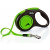 Flexi new NEON S popruh 5m zelená max 15kg