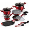 Berlingerhaus Metallic Burgund Line BH-6781 14 ks Berlinger Haus