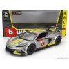Bburago Racing 2020 Chevrolet Corvette C8R 4 Yellow 1:24