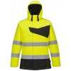 PORTWEST HI-VIS PW261 / Zimná reflexná bunda, vodeodolná - HV žltá/čierna XXL