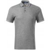 MALFINI Pánska polokošeľa Focus - Tmavošedý melír | M