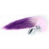 Kink - Anal Plug Size L 10 X 4 cm With Synthetic Tail 40 cm Purple
