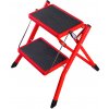 Schůdky VENBOS ocelové MINI 2031 1x2 - červená