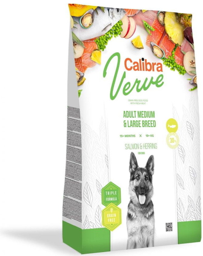 Calibra Dog Verve GF Adult M&L Salmon&Herring 2 kg