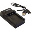 VHBW Sony NP-FH50 / NP-FP50 / NP-FV50 nabíjačka batérií, MicroUSB - neoriginálne