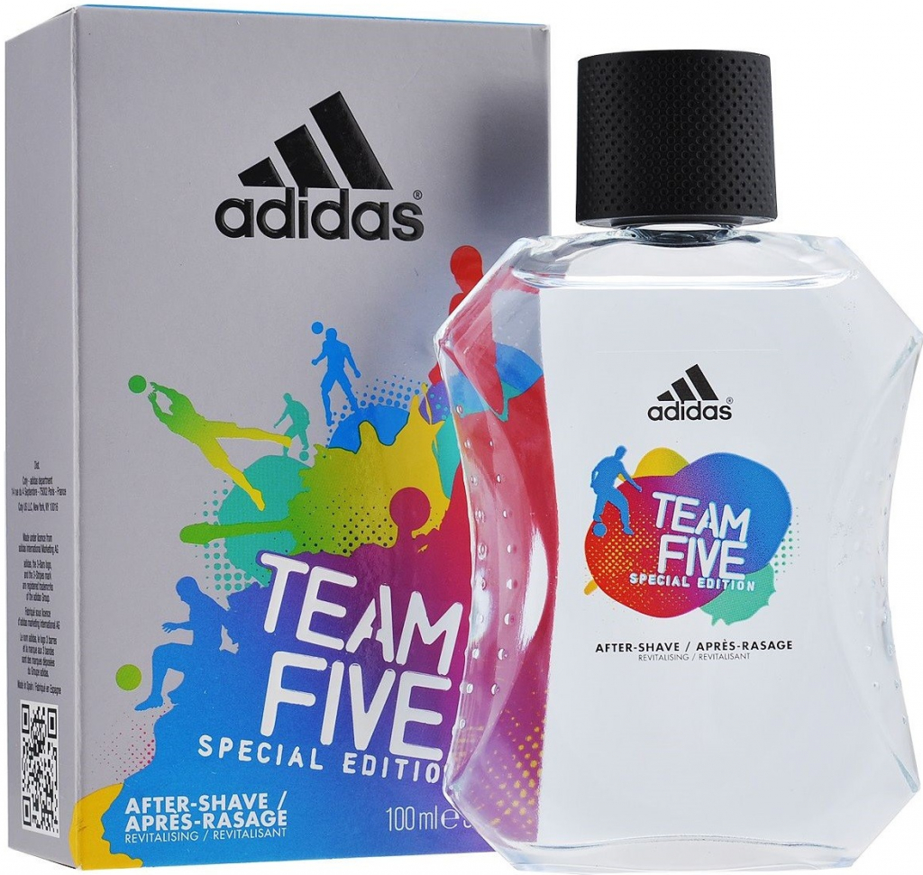 Adidas Team Five voda po holení 100 ml od 4,6 € - Heureka.sk