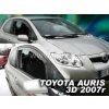 Deflektory na Toyota Auris, 3-dverová, r.v.: 2007 -
