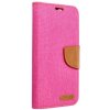 Diárové puzdro na Samsung Galaxy A12 A125 Canvas Book ružové