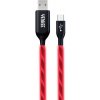 Yenkee YCU 231 RD LED Micro USB, červený