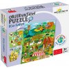 Adventerra Vyhľadávacie puzzle s plagátom Ekologická farma