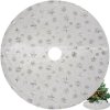 JAKS Podložka pod vianočný stromček bielo-strieborná 90cm