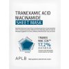 APLB Glutathione Niacinamide Sheet Mask Rozjasňujúca plátienková maska 1 ks 25 ml