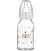 Canpol Babies sklenená fľaštička Autíčko mätová 120 ml