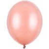 PartyDeco Balón metalický ružovo zlatý 23 cm
