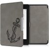 Puzdro KW Mobile - Vintage Anchor - KW4897506 - pre Amazon Kindle Paperwhite 4 (2018) - šedé (KW Mobile obal na Amazon Kindle Paperwhite 4 (2018), flip, Vintage Anchor, šedej + záruka 3 roky + darčeky