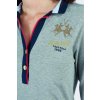 POLOKOŠEĽA LA MARTINA WOMAN POLO L/S PIQUET STRETCH MEDIUM HEATHER GREY