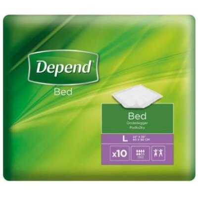 DEPEND Bed LARGE 60 x 90 cm absorbčné 10 ks