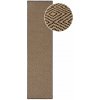 Jutový behúň na schody v čierno-prírodnej farbe 60x800 cm Diamond – Flair Rugs