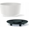 Kvetináč plast biely Prosperplast 23,8 cm x 23,8 x 14,2 cm