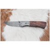Jiří Čurda | Zatvárací damaškový nôž 8 cm ironwood | CU0008