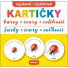 výukové/výučbové kartičky barvy, tvary, velikosti