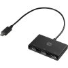 HP Inc. HP USB-C to USB-A Hub USB-C® (USB 3.1) MultiPort húb viacfarebná; Z6A00AA