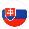 Samolepka Slovensko (okrúhla nálepka Slovakia)