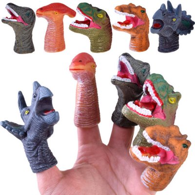 Jokomisiada Bábky Dinosaur Finger gumené figúrky 5 ZA4333