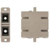 XtendLan SC-SC duplex adapter MM, sivý, do optických rozvádzačov