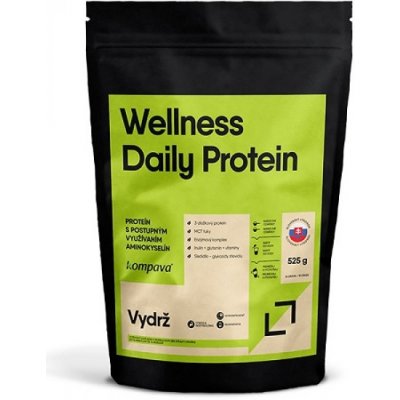 Wellness Protein 525 g - Kompava - Jahoda - Malina
