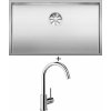 Blanco ZEROX 700-U nerez Durinox 521560 + Blanco MIDA chróm 517742