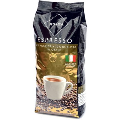 Rioba Gold 80% Arabica1 kg zrnková káva 1 kg