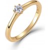 Olivie Zásnubný prsteň DIAMANT 0,2ct GOLD 9242 Veľkosť prsteňov: 7 (EÚ: 54-56) Ag 925; ≤1,7 g.