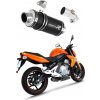 Kawasaki ER - 6 N / F 650 2009 - 2011 ladený výfuk GP1 BLACK + dB killer medium
