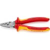 Kliešte Knipex 97 78 180 lisovacie na koncové dutinky