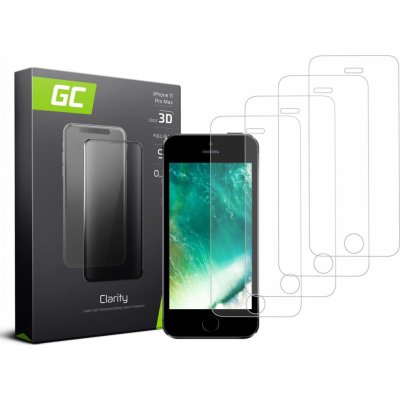GREEN CELL GREEN CELL 4x Ochranné sklo GC Clarity pre Apple iPhone 5 / 5S / 5C / SE GLSET25
