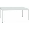 Jedálenský stôl Dino so svetlosivým podnožím RAL 7035, 180 x 80 x 74,5 cm, svetlosivý - Manutan Expert