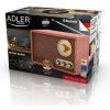 ADLER AD1171, FM Rádio v RETRO štýle s Bluetooth