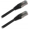 XtendLan PK_5FTP010black patch, Cat5E, FTP, 1m, černý