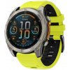 VSETKONAMOBIL 118649 SPORTY QuickFit Vymeniteľný silikónový remienok pre Garmin - šírka 26mm LIME-BLACK