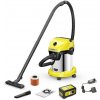 Akumulátorový mokro suchý vysávač WD 3-18 S Battery Set V-17/20