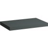 Laufen Lani Umývadlová doska 80 cm, bez výrezu, vrátane 2 nástenných konzol, sivá prevádzka H4046501122661